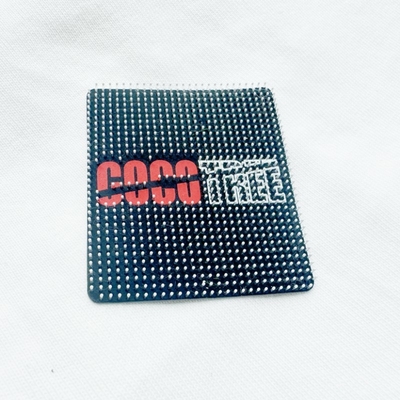 Silicone Toothbrush Heat Transfer Sticker , Clothing Heat Press Labels