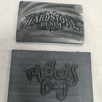 OEM High Quality  PU Leather Patches Custom Laser Embossing  Leather Sew on Jeans Jacket Printing Badge