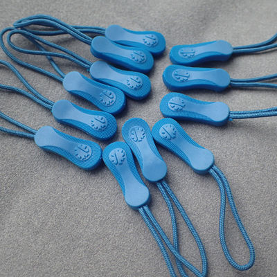 No Toxic Elastic Plastic Zipper Slider Puller