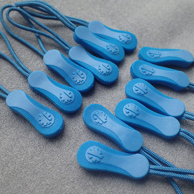 No Toxic Elastic Plastic Zipper Slider Puller