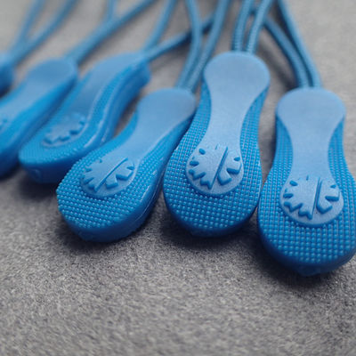No Toxic Elastic Plastic Zipper Slider Puller
