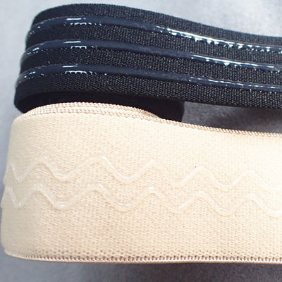 Anti Slip Transparent 1.5 Inch Silicone Elastic Bands