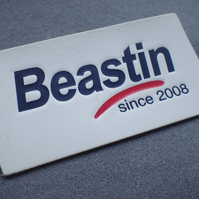Personalized Logo Sew On Embossed Leather Patches For Bags