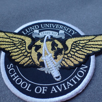 Animal Shape Black Embroidery Custom Clothing Patches