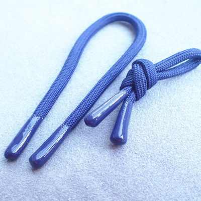 Custom Logo 100% Polyester 5mm Braided Drawstring Cord