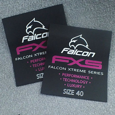 Eco Friendly Printing Technics Clothing Tags Labels For Sportswear