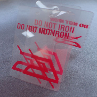 Debossed Silicone Heat Transfer Labels