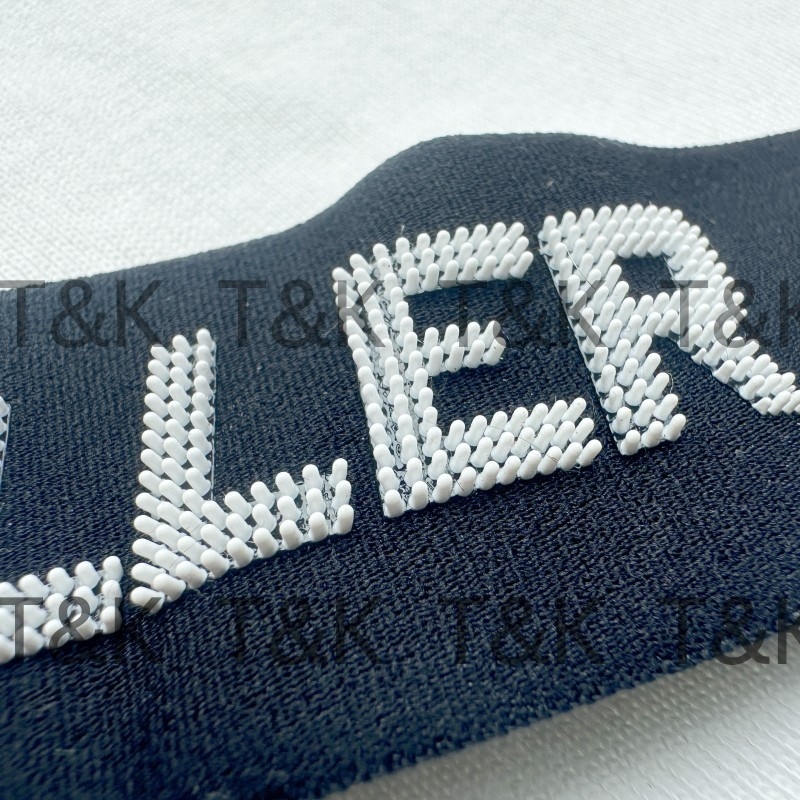 Silicone Toothbrush Heat Transfer Sticker , Clothing Heat Press Labels