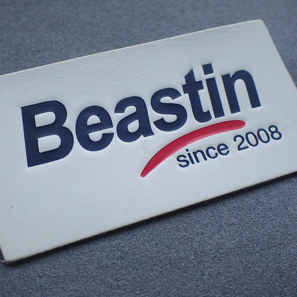 Personalized Logo Sew On Embossed Leather Patches For Bags
