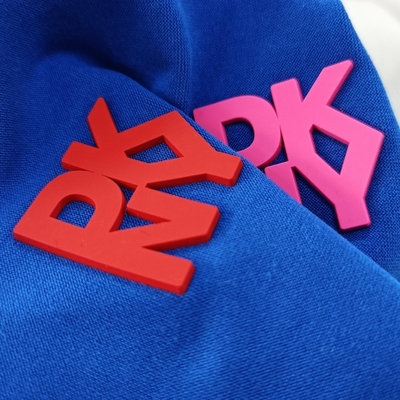 3D熱伝送ステッカー 衣類のための柔らかいシリコンパッチ