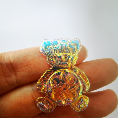 注文の流行の魔法色3D TPUパッチの洗濯できるコートのバッジ