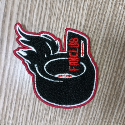 大きいパターン色タオルの刺繍パッチのChenierのステッカーのロゴ